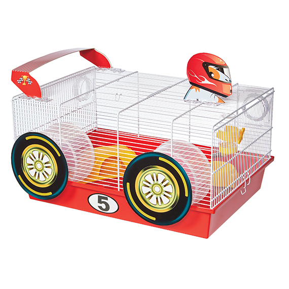 Critterville<sup>®</sup> Race Car Hamster Home