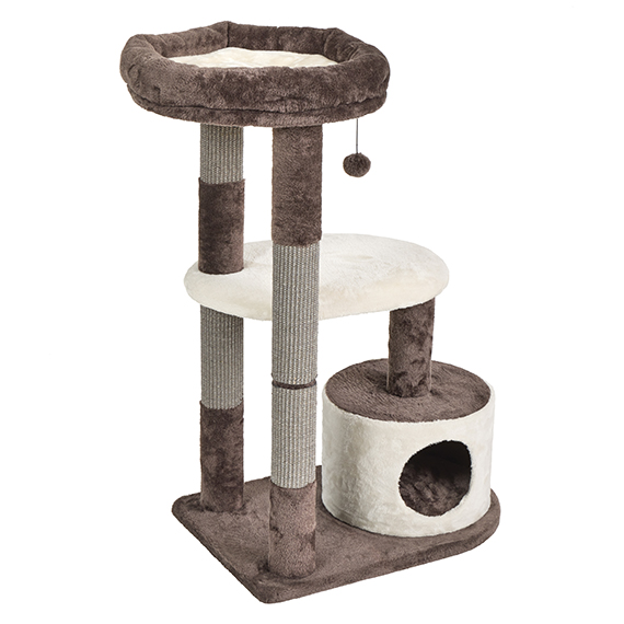 Feline Nuvo® Mocha Cream Cat Furniture - MidWest