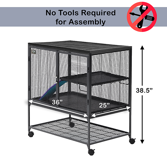 Warehouse Rat Cage Transparent 60 Heightened Basic