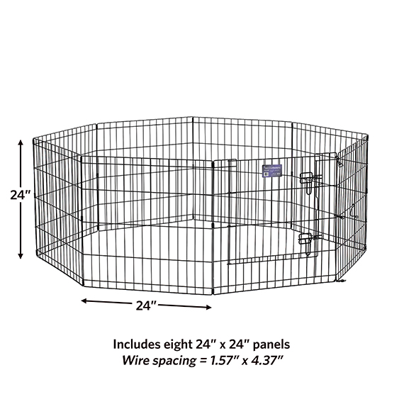 24 dim Exercise Pen with Door