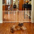 Extra-Wide Wood Pet Gate