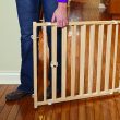 Extra-Wide Wood Pet Gate