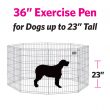 Exercise Pen with Door