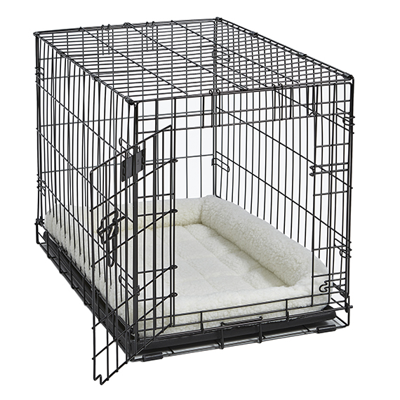 Midwest Quiet Time Pet Crate Cover - Black