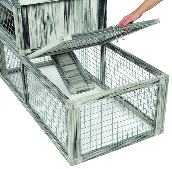 Hoppity Habitat™ Rabbit Hutch | MidWest Homes for Pets