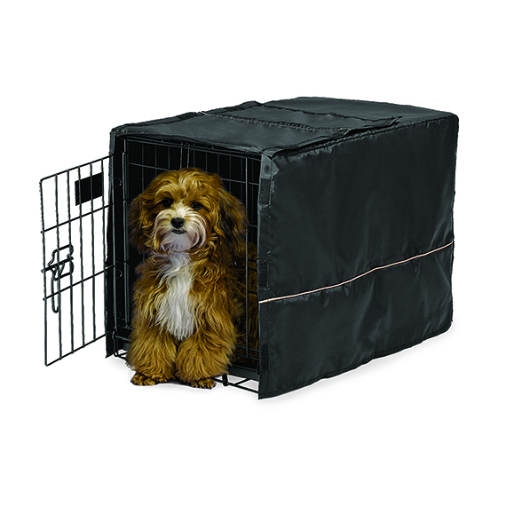 Vibrant Life Durable & Water-Resistant Dog Crate Mat, Black, 24 