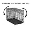 Solutions<sup>®</sup> Side-by-Side Double Door Dog Crate