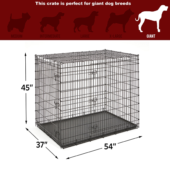 VIBRANT LIFE 36 CAGE POUR CHIEN 2 PORTES 